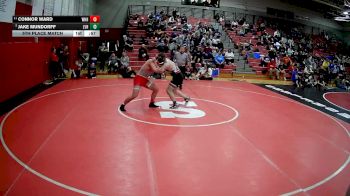 215 lbs 5th Place Match - Jake Mundorff, Ligonier Valley Hs vs Connor Ward, Westmont Hilltop Hs