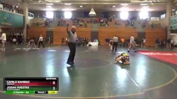 106 lbs Semifinal - Camilo Ramirez, Walnut vs Josiah Maestas, Slam Academy