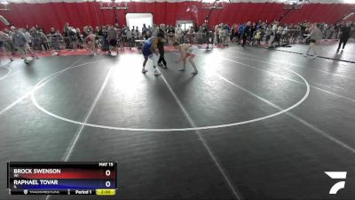 160 lbs Cons. Round 3 - Brock Swenson, WI vs Raphael Tovar, IL