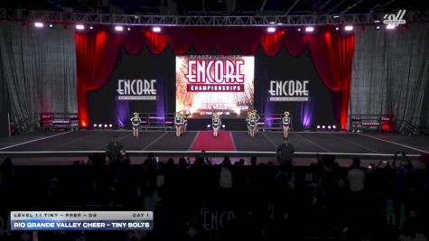 Rio Grande Valley Cheer - Tiny Bolts [2025 L1.1 Tiny - PREP - D2 Day 1] 2025 Encore Grand Nationals