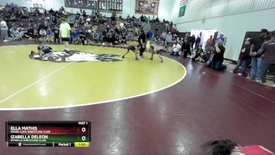 64-69 lbs Round 2 - Izabella DeLeon, Othello Wrestling Club vs Ella Mathis, Moses Lake Wrestling Club