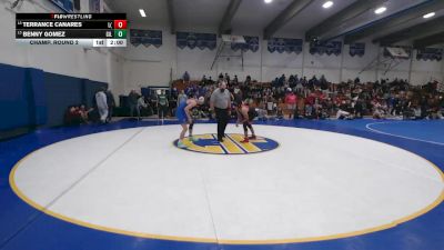 130 lbs Champ. Round 2 - Benny Gomez, Gilroy vs Terrance Canares, Lincoln (Stockton)