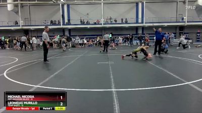 72 lbs Finals (2 Team) - Michael Nicosia, Mat Assassins Black vs Leonidas Murillo, Team Shutt