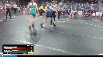 127 lbs Quarterfinal - Jordyn Campbell, Team Nebraska vs Dealya Collins, Team Wisconsin