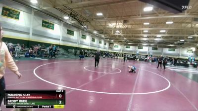 70 lbs 5th Place Match - Manning Seay, DAKOTA RATTLERS WRESTLING CLUB vs Brody Rude, Redfield Youth Wrestling