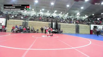 132 lbs Cons. Round 2 - Trae Hopkins, Bloomington North vs Morgan Hershberger, Goshen Wrestling Club