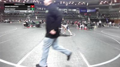 110 lbs Consolation - Ryan Farley, Westfield vs Arjun Upadhyay, South Plainfield