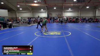 130 lbs Champ. Round 3 - Rylee Dearwester, HARRISON vs Alexandra Riley, OLENTANGY ORANGE