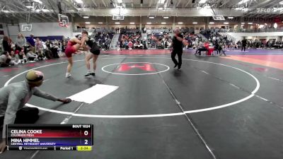 145 lbs Cons. Round 6 - Mina Himmel, Central Methodist University vs Celina Cooke, Colorado Mesa