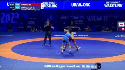 55 kg 1/2 Final - Haruna Okuno, Japan vs Mariana Dragutan, Moldova