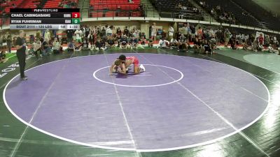 120 lbs Champ. Rd Of 16 - Chael Cabingabang, Hawaii vs Ryan Fuhriman, Idaho