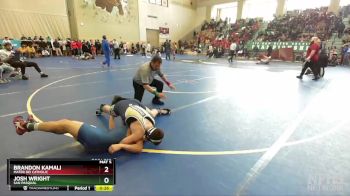 134 Boys Cons. Round 2 - Brandon Kamali, Mater Dei Catholic vs Josh Wright, San Pasqual