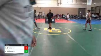 132 lbs Prelims - Hunter Brown, Florida vs Jaden Williams, Cry Wolf Wrestling