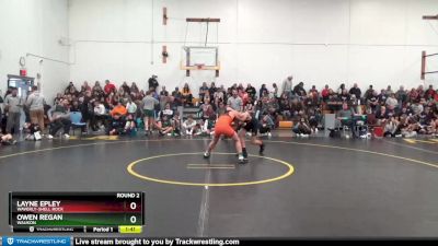 DIVISION 5 lbs Round 2 - Owen Regan, Waukon vs Layne Epley, Waverly-Shell Rock