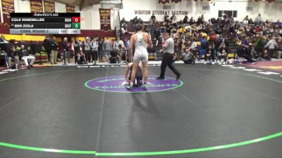 150 lbs Cons. Round 3 - Ben Ziola, Skutt Catholic vs Cole Winemiller, Graham