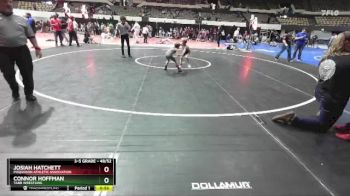 48/52 Round 5 - Connor Hoffman, Tabb Wrestling vs Josiah Hatchett, Poquoson Athletic Association