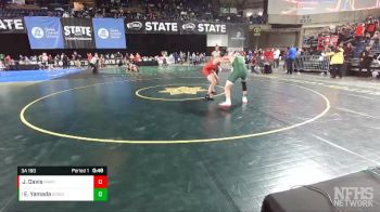 3A 160 lbs Cons. Round 4 - Ever Yamada, Edmonds-Woodway vs Joseph Davis, Marysville Pilchuck