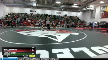 125 lbs Semifinal - Nyla Barmore, Eaglecrest vs Amelia Bacon, Vista Peak