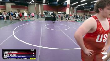 285 lbs Cons. Round 3 - James Sherman, Texas vs David Belota, Corespeed Wrestling - Hutto-Round Rock