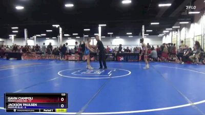 125 lbs Semis & 3rd Wb (16 Team) - Gavin Ciampoli, Pennsylvania Red vs Jackson Paulsen, Missouri Blue
