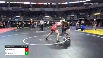 174 lbs Quarterfinal - Evan Wilson, Reeds Spring vs Braden Hansen, Hampton-Dumont