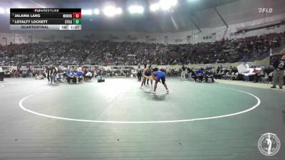 G6A-130 lbs Quarterfinal - Jalaina Lang, Moore-Girls vs Loyalty Lockett, Stillwater-Girls