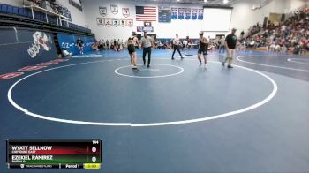 144 lbs Champ. Round 1 - Ezekiel Ramirez, Buffalo vs Wyatt Sellnow, Cheyenne East