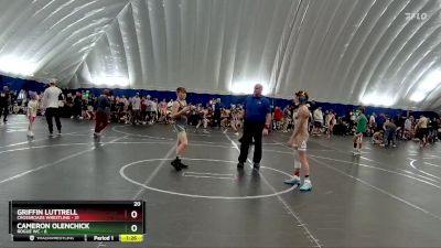 96 lbs Finals (2 Team) - Cameron Olenchick, Rogue WC vs Griffin Luttrell, Crossroads Wrestling