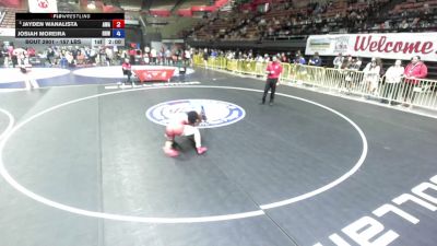 157 lbs Champ. Rd Of 16 - Jayden Wanalista, Apex Wrestling Academy vs Josiah Moreira, Rough House Wrestling