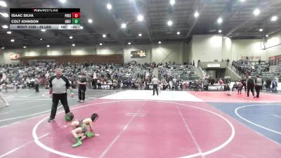 42 lbs Consolation - Isaac Silva, Predators WC vs Colt Johnson, Greenwave Youth WC