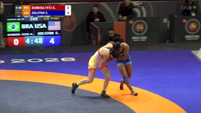 50 kg 1/8 Final - Erin Golston, USA vs Kamila Barbosa Vito Da Silva, BRA