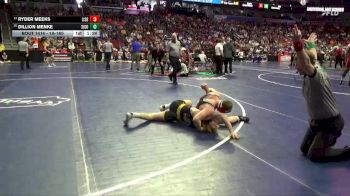 1A-165 lbs Cons. Round 3 - Ryder Meeks, Lisbon vs Dillion Menke, Sigourney-Keota