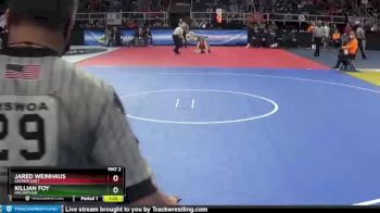 I-138 lbs Quarterfinal - Killian Foy, MacArthur vs Jared Weinhaus, Sachem East