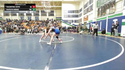 140 lbs Semifinal - Kaitlyn Krenz, Poway vs Valentina Soto, Central Union