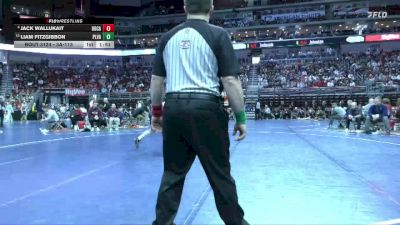 3A-113 lbs Champ. Round 2 - Liam Fitzgibbon, Pleasant Valley vs Jack Wallukait, Dowling Catholic