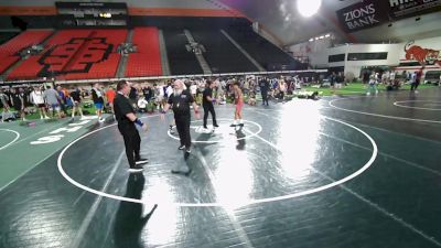 96 lbs Champ. Round 1 - Aukai Walsh, Hawaii vs Jase Seymour