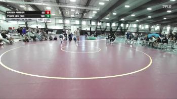 215 lbs Round 7 (8 Team) - Kaden Kimber, Box Elder B vs Tyler Leu (SH), Timpanogos B