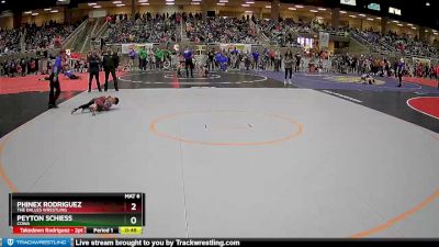 63 lbs Champ. Round 1 - Phinex Rodriguez, The Dalles Wrestling vs Peyton Schiess, COWA