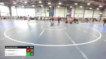 100 lbs Rr Rnd 2 - Easton Dadiomoff, Young Guns - Quad Cities vs Madison Leonard, Team Bro