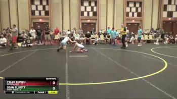 85 lbs Semis & 1st Wrestleback (8 Team) - Tyler Conzo, Revival Aqua vs Sean Elliott, Shore Thing
