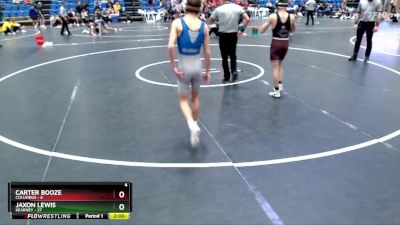 106 lbs Round 5 - Jaxon Lewis, Kearney vs Carter Booze, Columbus