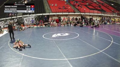 96 lbs Sophia Valdez, Colorado 14U Girls vs Maya Iverson, Alaska 14U Girls