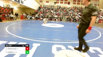 157 lbs Final - Jayden D'Ambrosio, Saint John's Prep vs Vincent DeMaio, Methuen