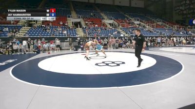 144 lbs Cons. Rd Of 64 - Tyler Mason, West Virginia vs Jay Hammarsten, Minnesota