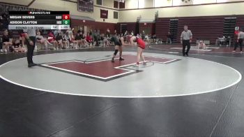 140 lbs Round 1 (4 Team) - Adison Clayton, Independence vs Megan Severs, Hampton-Dumont-CAL