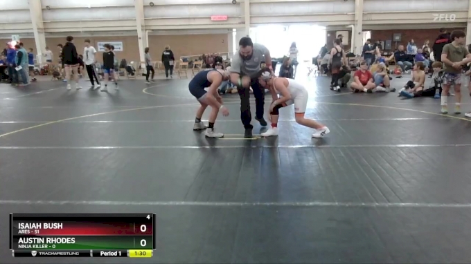 115 lbs Round 1 (6 Team) - Isaiah Bush, Ares vs Austin Rhodes, Ninja Killer