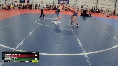 115 lbs Rd# 4- 2:00pm Friday Final Pool - Adam Petrov, Terps Xpress vs Jericho Munson, Mile High