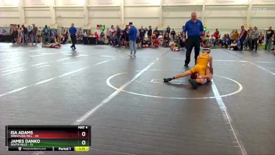 80 lbs Semis & 1st Wrestleback (8 Team) - James Danko, South Hills vs Isa Adams, Wrestling Mill