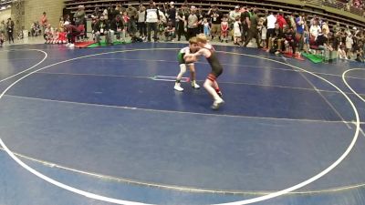 62 lbs Champ. Rd Of 32 - Logan Linge, Virgin Valley Bulldogs Wrestling Club vs Landon Paulson, Team Prestige Wrestling