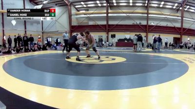 215 lbs Cons. Round 5 - Xander Horak, Massillon Perry vs Daniel Hoke, Graham